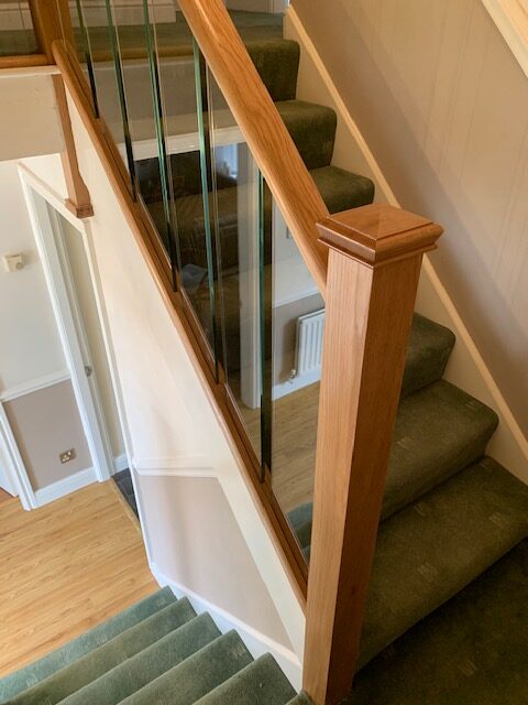 Liverpool stair renovations after glass staircase