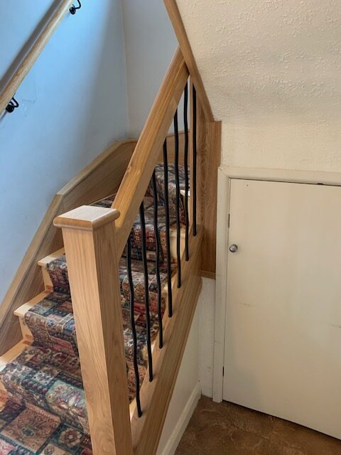 North Wales Mold Oak Stair Renovation (1)