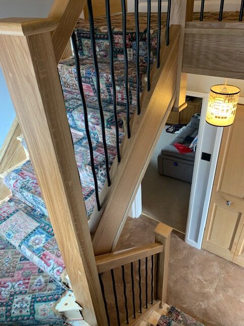 North Wales Mold Oak Stair Renovation (10)