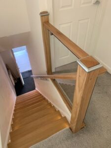 Oak refurbished stair banister transformation staircase 1 (11) | Design My Stairs