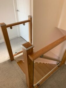 Oak refurbished stair banister transformation staircase 1 (12) | Design My Stairs