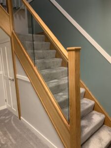 Oak refurbished stair banister transformation staircase 1 (3) | Design My Stairs