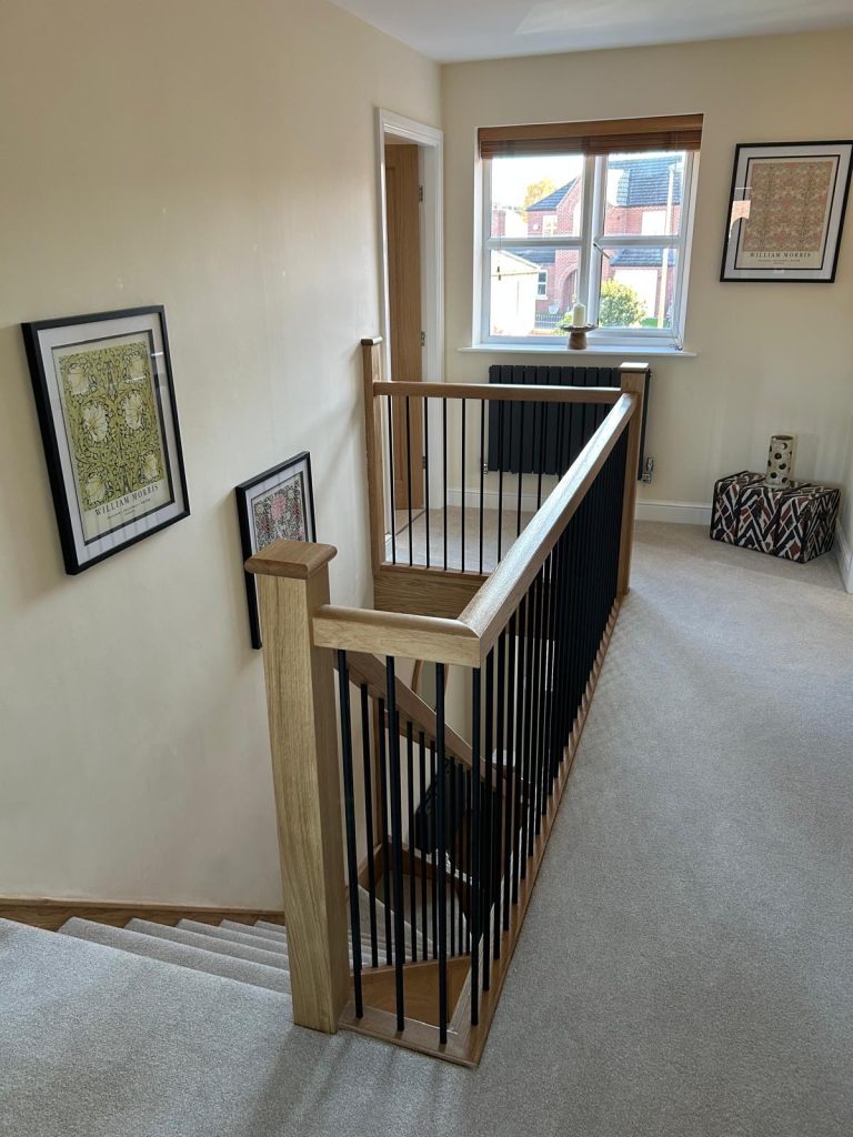 design my stairs neston oak iron spindle renovation 3
