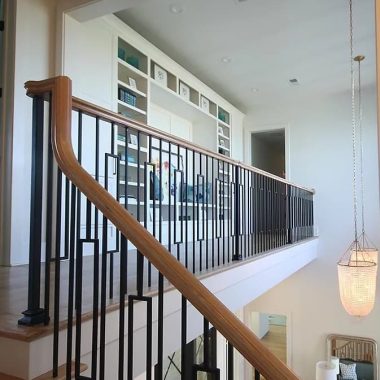 Iron metal spindle stair renovation1 (2)