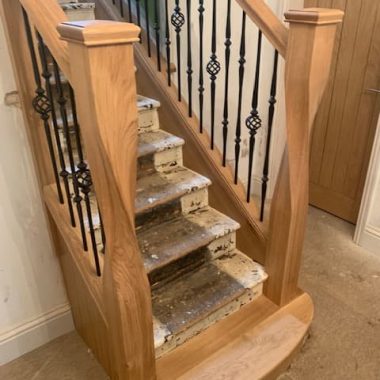 Iron metal spindle stair renovation1 (21)