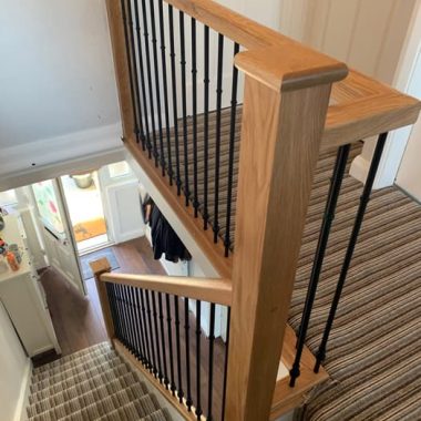 Iron metal spindle stair renovation1 (23)