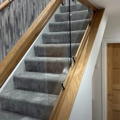 glass bracket stair kit